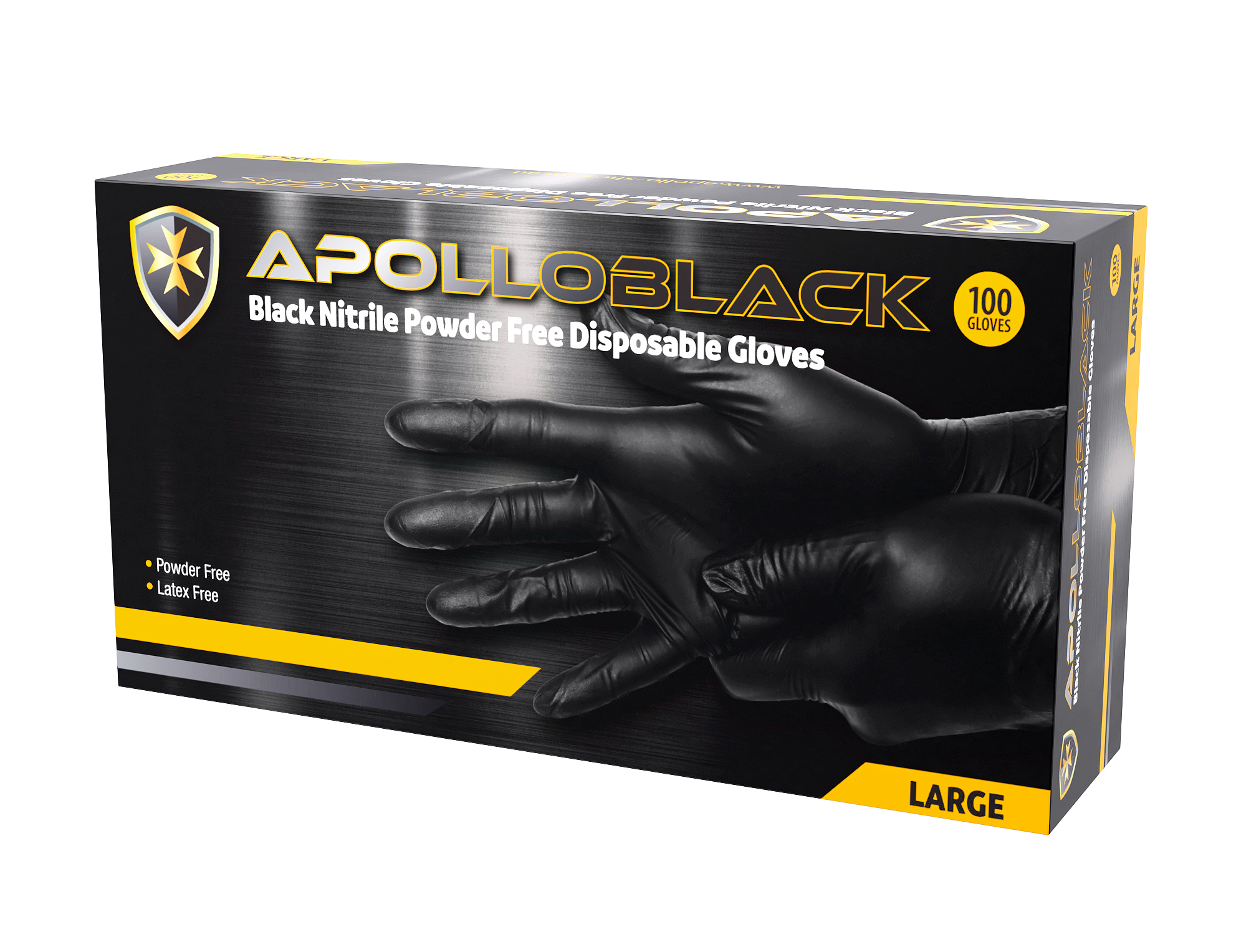 black nitrile gloves australia